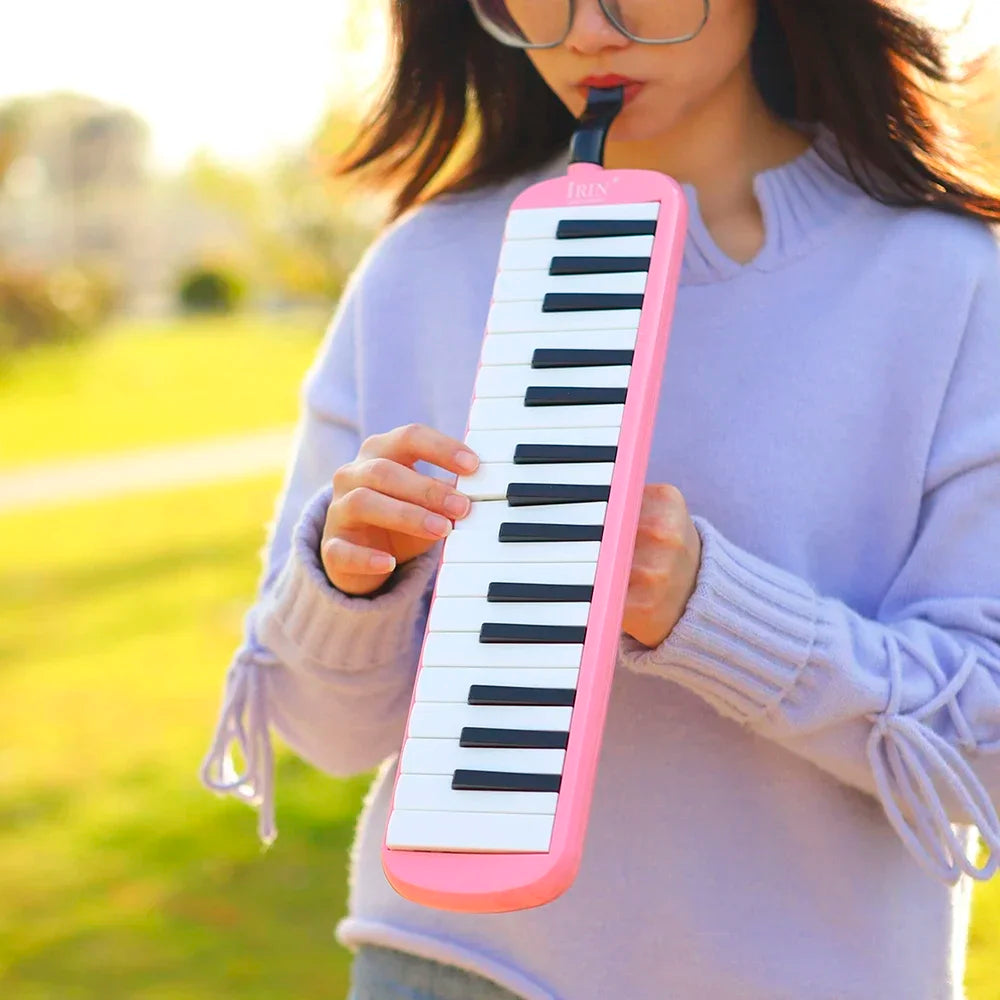 IRIN Melodica 32/37 Keys Piano Keyboard Mouth Organ Harmonica Musical Instrument Beginner Children Educational Gift Melodica