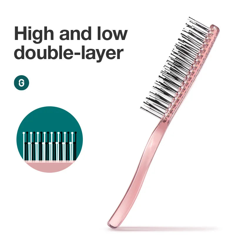 MR.GREEN Hair Brush Scalp Massage Combs Volumizing Hair Styling Fine Tooth Detangling Tool For Long Wet Dry Hair Women Gift