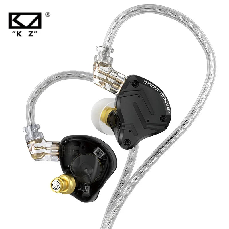 KZ ZS10 PRO X HIFI Bass Metal Hybrid In-ear Earphone Sport Noise Cancelling Headset Earbuds KZ ZSN PRO AS16 PRO AS12 ZSX ZEX