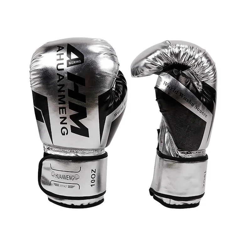 Boxing Gloves Sparring Gloves for Men PU Leather Sandbag Bag Muay Thai Fighting Combat Adult Muay Thai Competition Glove