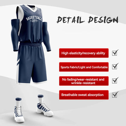 Basketball Jersey and Short Set Boys Men Uniform