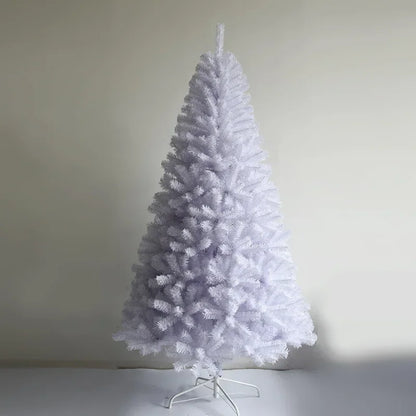 Artificial White PVC Christmas Tree with Metal Stand Encryption Xmax Tree Indoor and Outdoor Party Decoration 120cm to 300cm