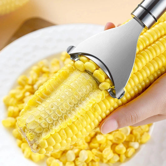 Stainless Steel Corn Stripper Peeler Cob Cutter Thresher Corn Stripper Fruit Vegetable Tools Cooking Tools Kitchen Accessories