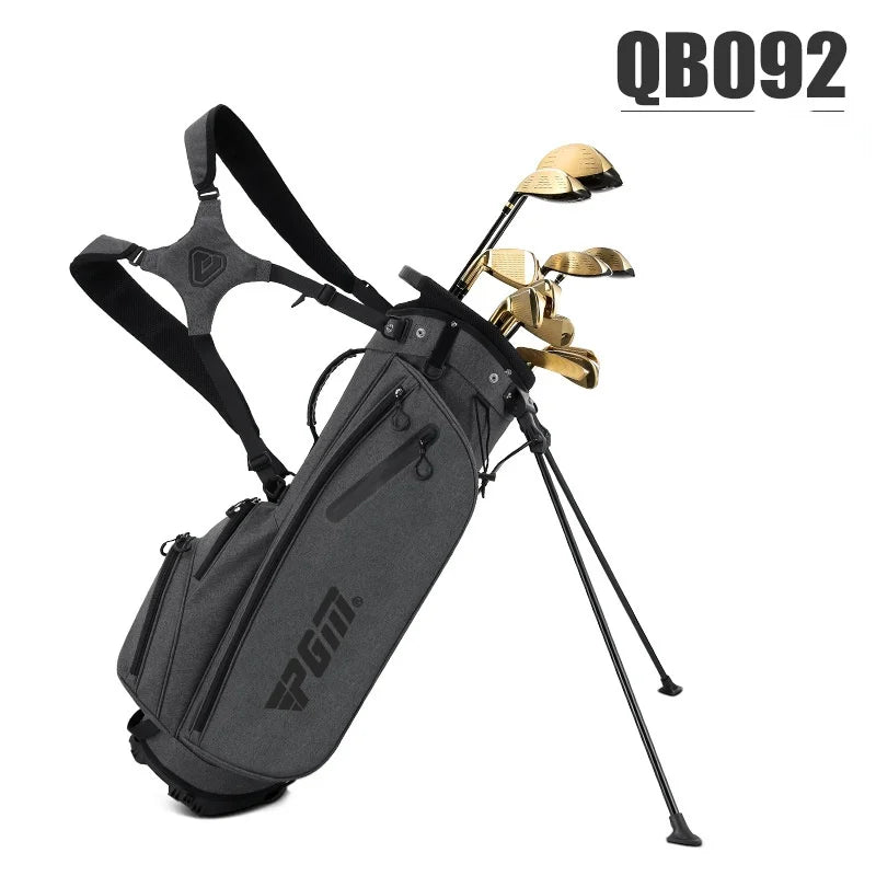 PGM Men's Golf Bag Ultra Lightweight and Stable Holder Bag QB092