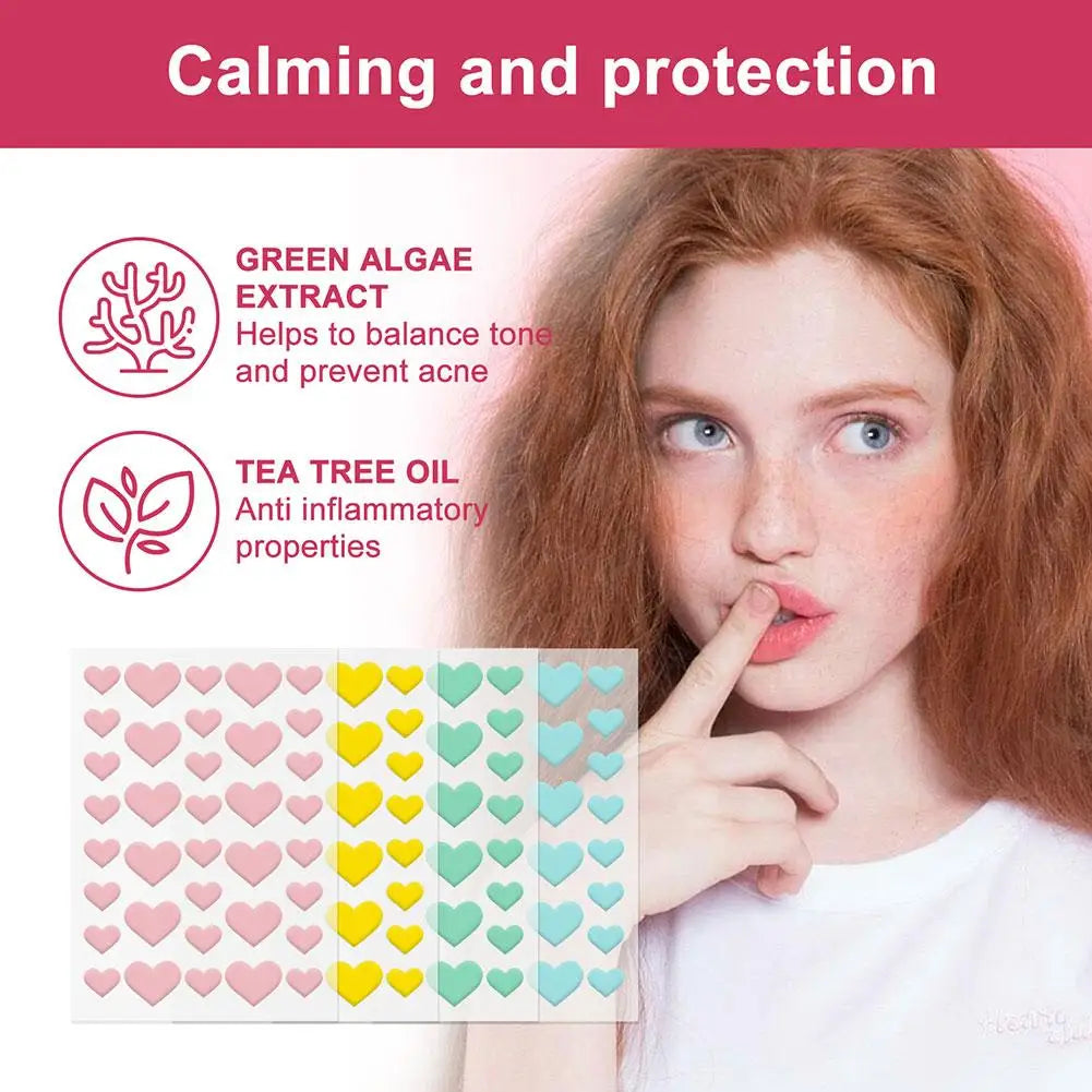 144PCS Star Pimple Patch Acne Colorful Invisible Acne Removal Skin Care Stickers Concealer Face Spot Beauty Makeup Tools