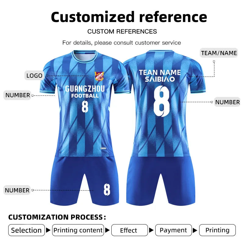 MAN Women Football Jerseys Quick-Drying Soccer Uniforms Custom Adult Kids Futsal Sportswear Tracksuit Sports Team Training Suits