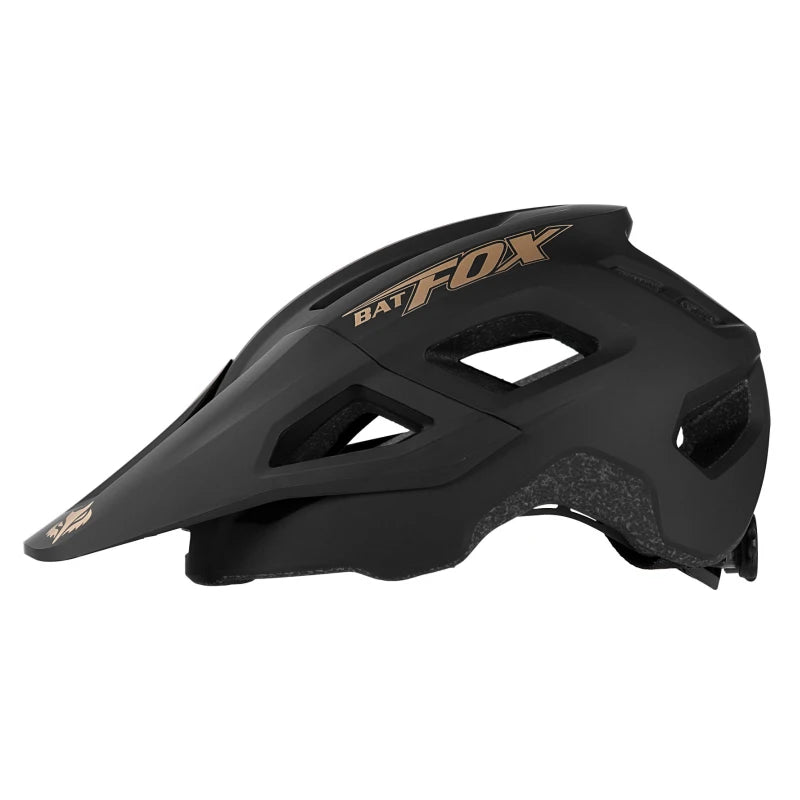 BATFOX Summer New Mountain Bike Helmet with Porous Ventilation and Breathable Safety Helmet Riding Equipment