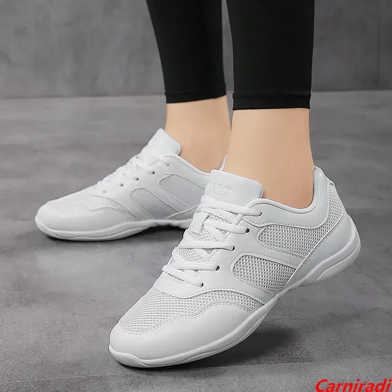 High Quality Lightweight Cheerleading Dance Shoes Girls Boy Summer Training Fitness Sneakers Kids Children Soft Gymnastics Shoes