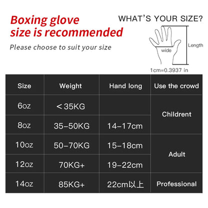 Boxing Gloves Professional adult Sanda Muay Thai boxing boxing gloves for men and women training sandbag Free fighting MMA