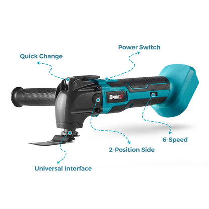 Electric Multifunction Oscillating Multi-Tools Cordless Trimmer Saw Renovator Electric Saw Power Tools for Makita 18V Battery