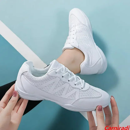 High Quality Lightweight Cheerleading Dance Shoes Girls Boy Summer Training Fitness Sneakers Kids Children Soft Gymnastics Shoes