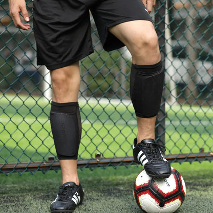 Loogdeel Sport Soccer Football Shin Guard Socks Pads EVA Cushion Protection Reduce Shocks and Injuries for Kid Youth Boys Girls