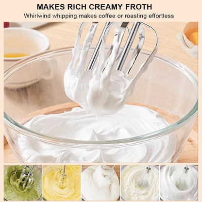 Electric Egg Beater Handheld 7 Speed Food Mixer for Kitchen Cake Bread Dough Baking Egg White Blender Portable Egg Beater