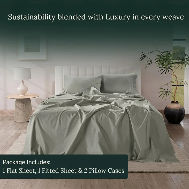 Luxury 100% Egyptian Cotton Bed Sheets Set 1000TC Bedding Set 4/6 Pieces Flat Fitted 
Sheet Pillowcase Double King Queen Size