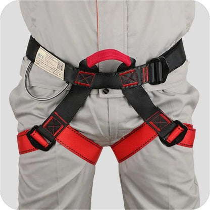 Outdoor Harness Sports Rock Climbing Half-Body Safety Protection Equipment Waist Support Aerial Survival Mountain Tools