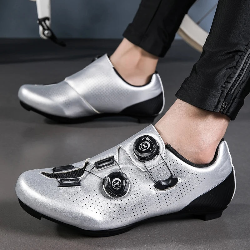 New Cycling Shoes Men's Mtb Sneakers Road Spd Cleat Mountain Self-Locking Bike Shoes Women Bicycle Non-slip Footwear Speed