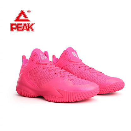 PEAK Lou Williams Basketball Shoes Men Cushion Zapatillas Durable Non-slip Outsole Outdoor Training Sport Sneakers Plus Size