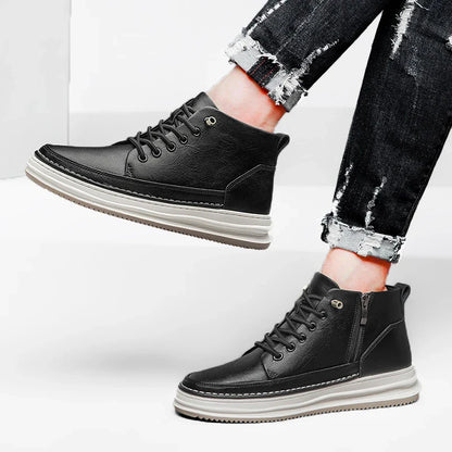 High Top Casual Boots Height Increase 2.3"