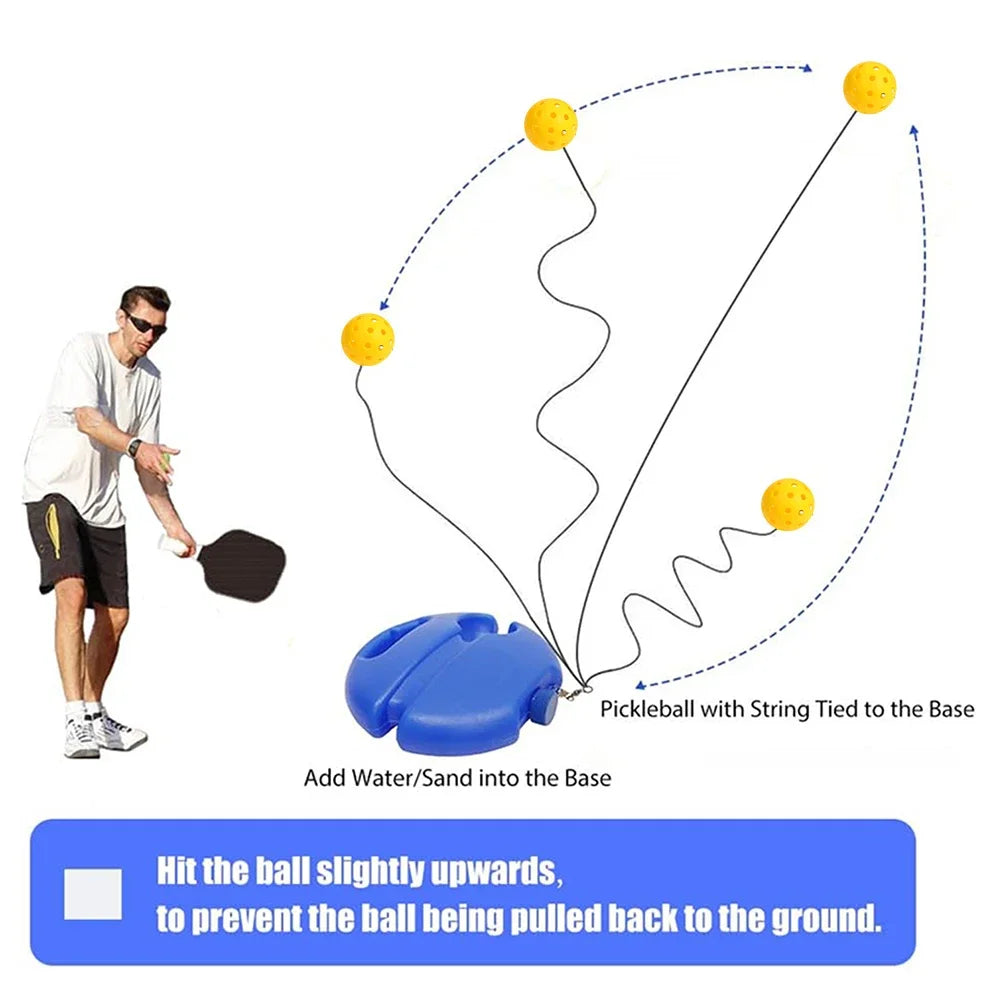 Pickleball Trainer Pickleball Ball with String Pickleball Accessories Pickleball Training Aid for Sport Single Player Adult