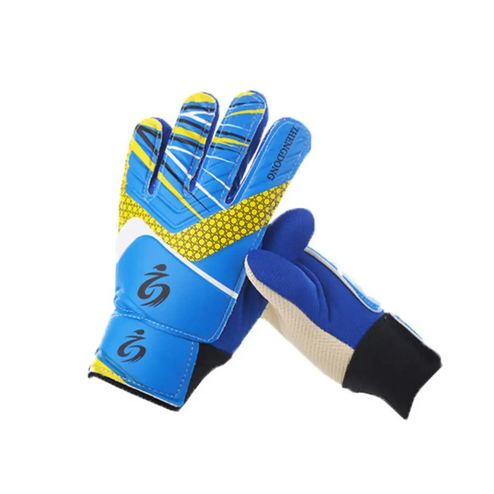 Goalkeeper Gloves Children Soccer Goalkeeper Gloves Kids Football Goalkeeper Anti-Slip Training Gloves Breathable