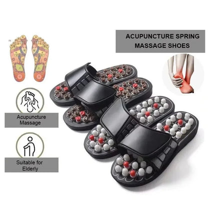 Acupoint Massage Slippers Therapy Massager Shoes For Feet Unisex Home Flip Flop Health Care Medical Rotating Foot Massager Shoes