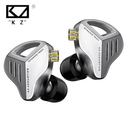 KZ ZVX Earphones Dynamic HIFI Bass Earbuds In Ear Monitor Headphones Sport Noise Cancelling Headset