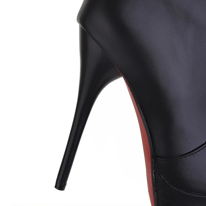 Women Boots New PU Sexy Over The Knee Long Boots Sexy Thin High Heel Boots Platform Women Shoes Zapatos Mujer Botas ladies