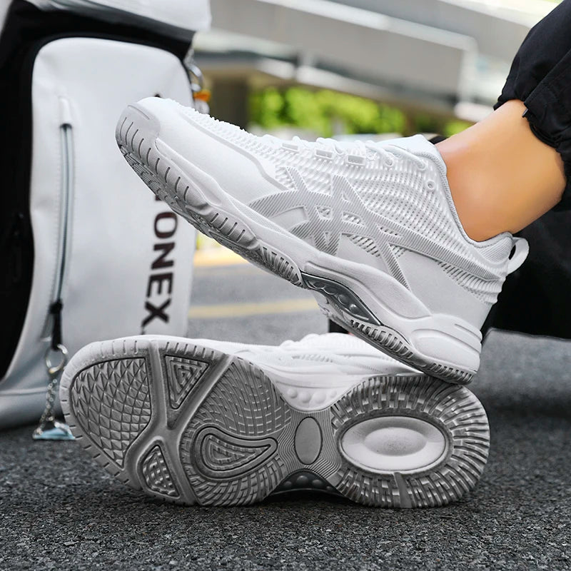 Men Professional Volleyball Shoes Unisex Sports Breathable Damping Shoes Women Mesh Wear-resistant Sneakers Badminton Shoes New