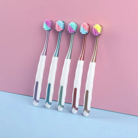 LERCH Adult Toothbrush Soft Bristles Family Pack Five Separate Packs About Ten Thousand Bristles