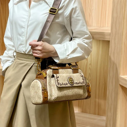 Women's Handbag New Brand Genuine Leather Handbag Designer High Quality Retro Single Shoulder Oblique Cross Pillow Bag