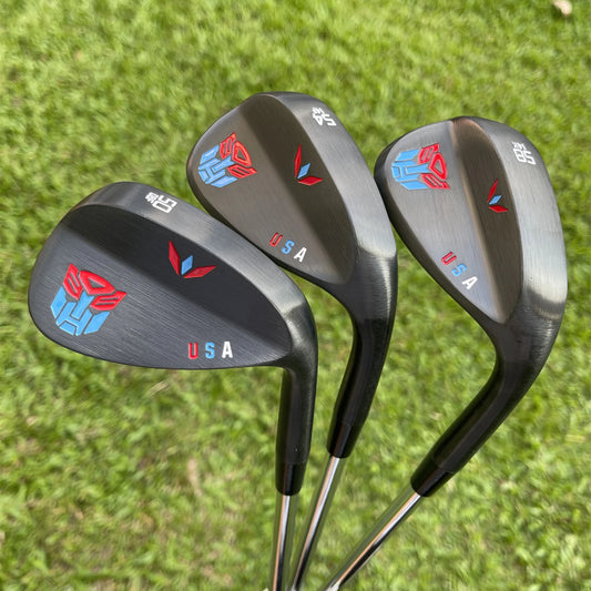 Super Calong USA Golf Wedges 48 50 52 54 56 58 60 62 Degree With 115g Stiff Flex Steel Shaft CNC Milled Face RH Golf Clubs