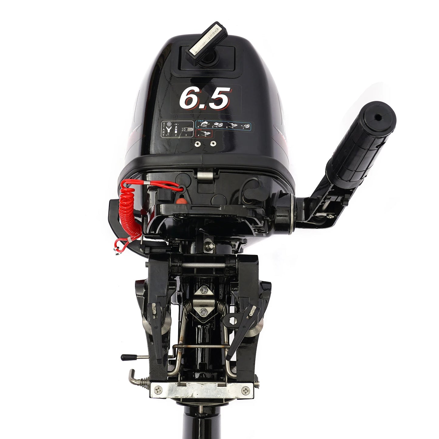 HANGKAI 123CC 4-stroke 6.5 HP Outboard Motor w/ Water-cooling System for small boats (PLS select ''Two Parts'')