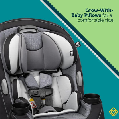 Grow and Go All-in-One Convertible Car Seat, Rear Facing Car Seat 5-40 lbs, High Back Booster Seat 40-100 lbs, Evening Dusk