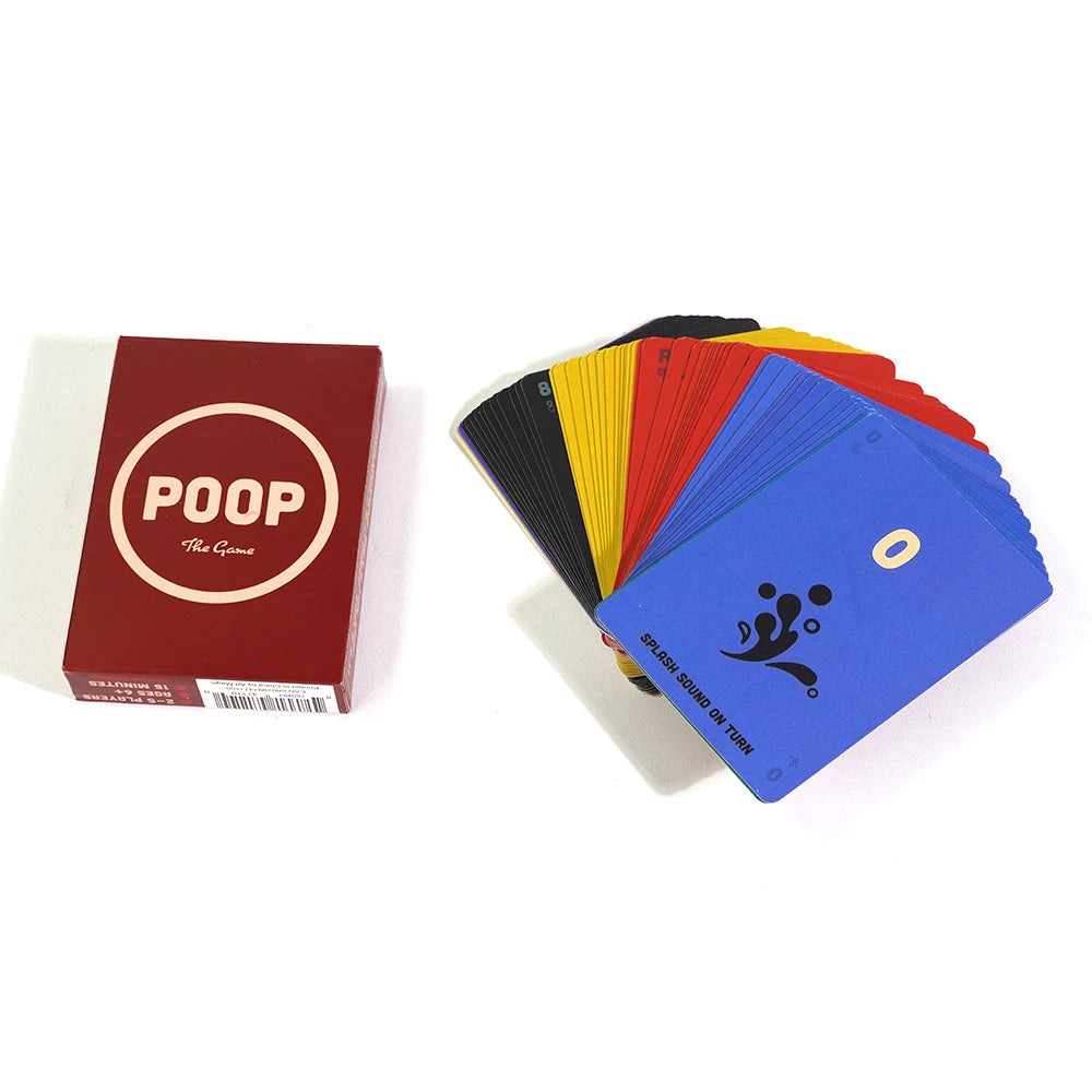 POOP Card Game First Edition Family Friendly Board Games Adult Games For Game Night Funparty Card Game