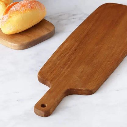 High Quality Kitchen Wooden Chopping Blocks Beech Cutting Board Pizza Bread Fruit Sushi Tray Hangable Screative Kitchen Tool