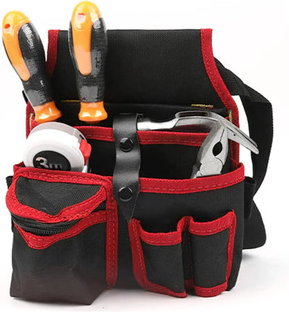 Multi-Function Tool Bag Oxford Cloth Electrician Bag Multi-Pocket Waterproof Anti-Fall Waist Bag Organizers Tool Bag