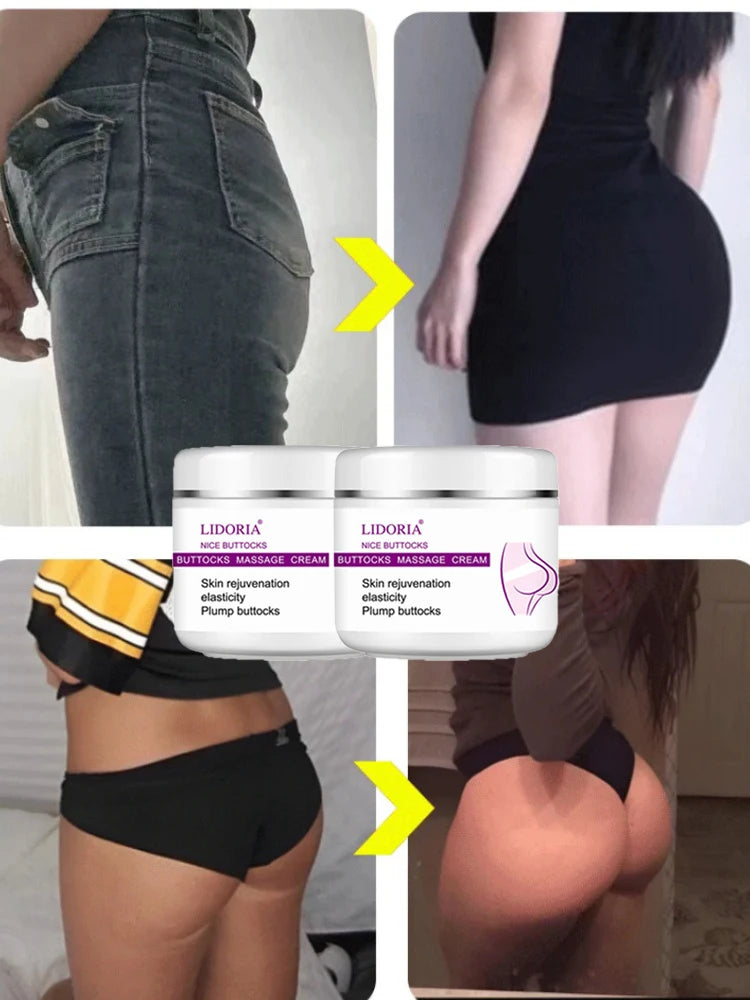 Natural Buttock Augmentation Cream Effective Butt Enlargement Growth Lift Up Ass Firm Breast Bigger Sexy Body Lotion For Women