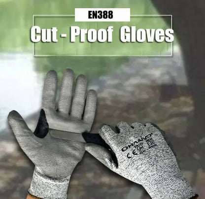 Cut Resistant Work Gloves Nitrile Level 5 Protection Safety Gloves for Industry EN388 4X43D