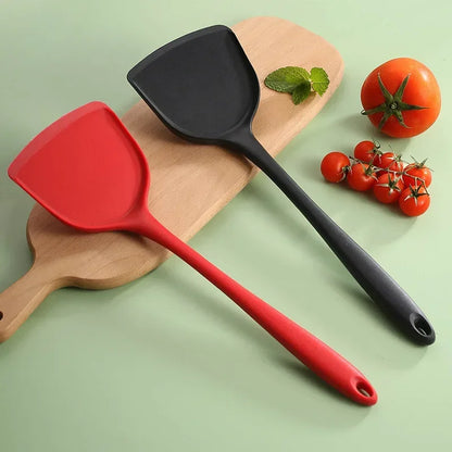 All-in-one silicone spatula Kitchen items Heat resistant non-stick frying pan spatula household silicone Chinese spatula