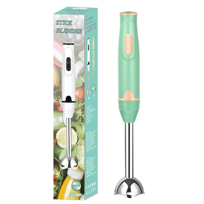 Immersion Hand Stick Blender Electric Food Vegetable Grinder Handheld Stick Mixer for Smoothies Sauces Baby Food Soups