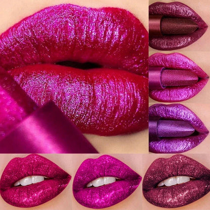 Diamond Shiny Lip Gloss Waterproof Sexy Crystal Glitter Liquid Lipstick Moisturizing Lip Gloss Tube Makeup Cosmetics 4pcs/set