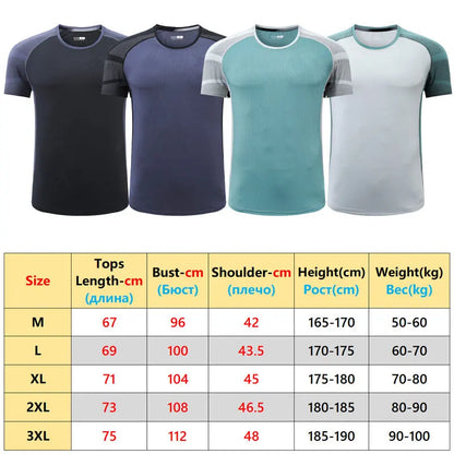 Men's O-neck Short Sleeves Workout Tee