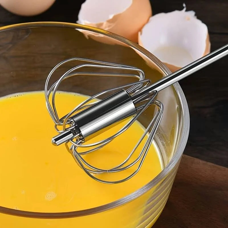 1PC Stainless Steel Eggs Whisk Eggs Beater Mixer Manual Semi Hand Mixer Cooking Tools Baking Tools Kitchen Stuff Accessories