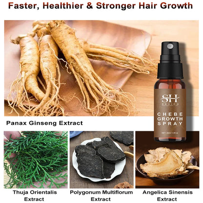 Sevich Hair Growth Products for Women Africa Traction Alopecia Chebe Hair Growing Oil Anti Hair Loss Treatment Thicken Hair Care