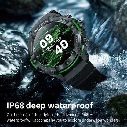 MASX MOSS Ⅱ smart watch 1.43'' AMOLED Display 420mAH bluetooth call Military-grade Toughness Waterproof Sport watch men