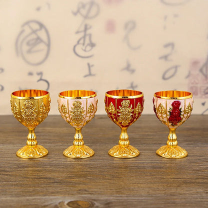 Vintage Chalice Goblet Royal Wine Cups King Arthur European Style Whiskey Cup Renaissance Medieval Gifts Communion