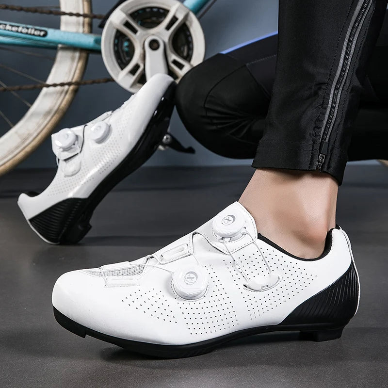 New Cycling Shoes Men's Mtb Sneakers Road Spd Cleat Mountain Self-Locking Bike Shoes Women Bicycle Non-slip Footwear Speed