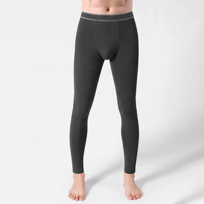 Men Thermal Underwear Pants High Quality Big Pouch Boxers Underwear Long Johns Mens Cotton Thin Thermal Underwear Leggings Pants