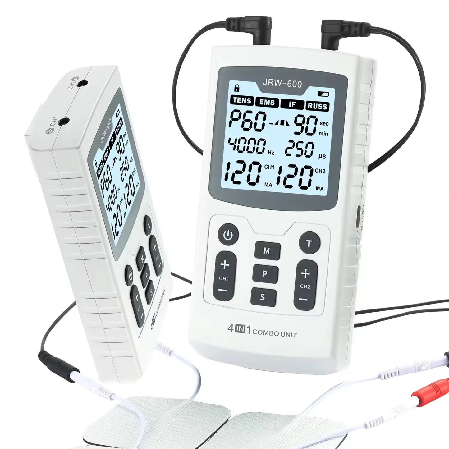 Electric Muscle Therapy Stimulator High-Frequency Interferential Physiotherapy Device IFT RUSS TENS EMS Adjustable Body Massage