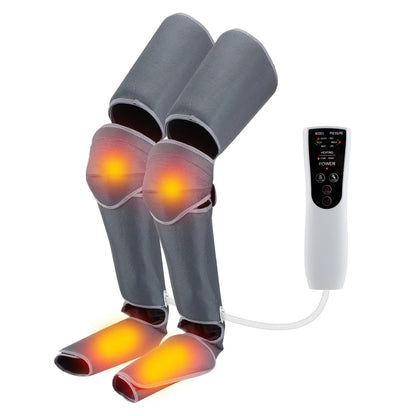 Electric Foot Leg Massager Air Pressure Stereo Circulation Massage Therapy Promote Blood Circulation Relieve Calf Muscle Fatigue